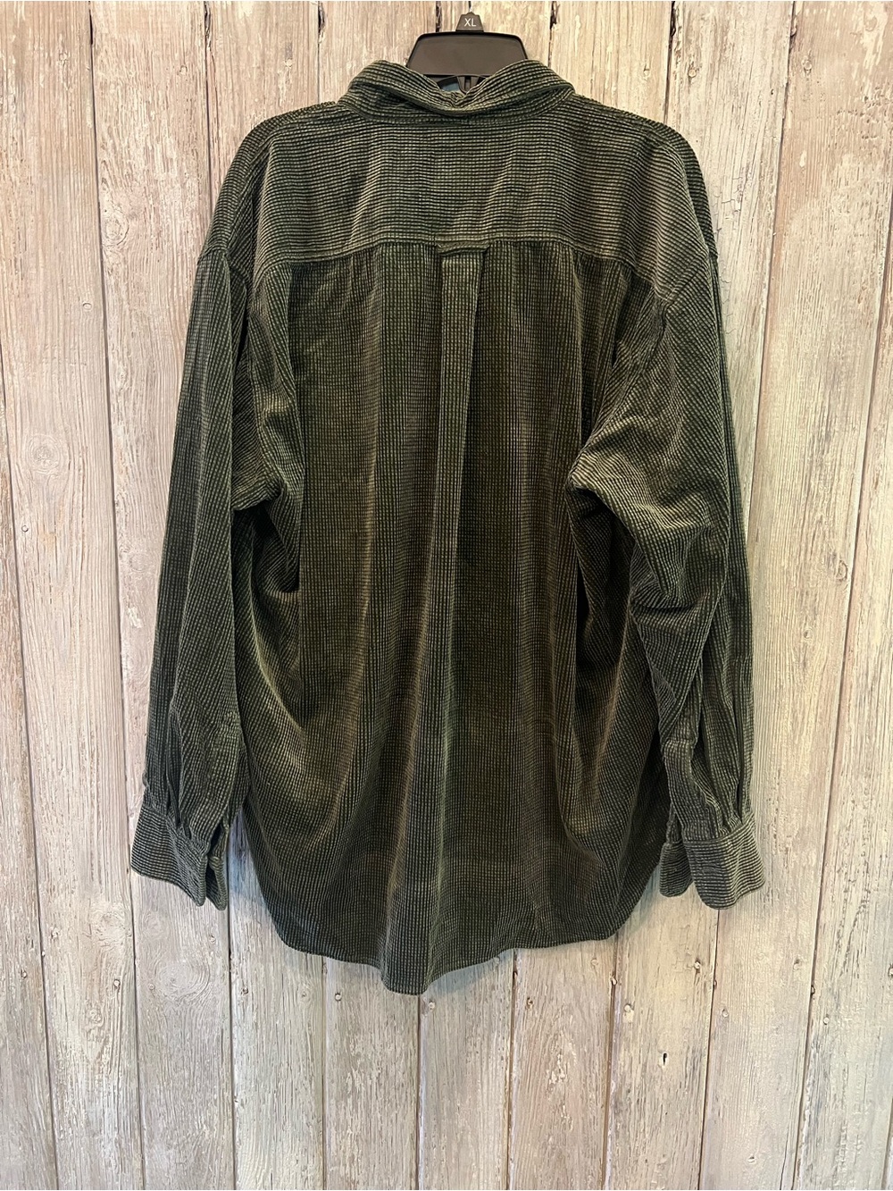 Cabelas Men's Olive Green Corduroy Shirt Jacket - Picture 5 of 5